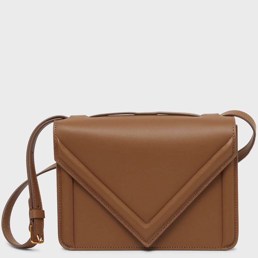 Women\'s Mansur Gavriel M Frame Box Crossbody Bags Brown | AU 1847SQ